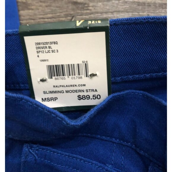 Lauren Ralph Lauren Womens Modern Straight Ankle Jeans Size 4 New with Tags - Picture 5 of 7